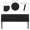Flash Furniture King Size, Headboard, Black Vinyl HG-HB1705-K-BK-GG - alternate 4